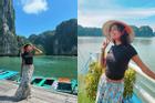 Hoa hậu Hoàn vũ đội nón lá khi du lịch ở Việt Nam