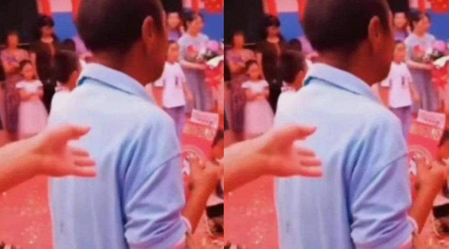 Ông lão có gương mặt khắc khổ xuất hiện trong đám cưới, nhiều người bật khóc-2