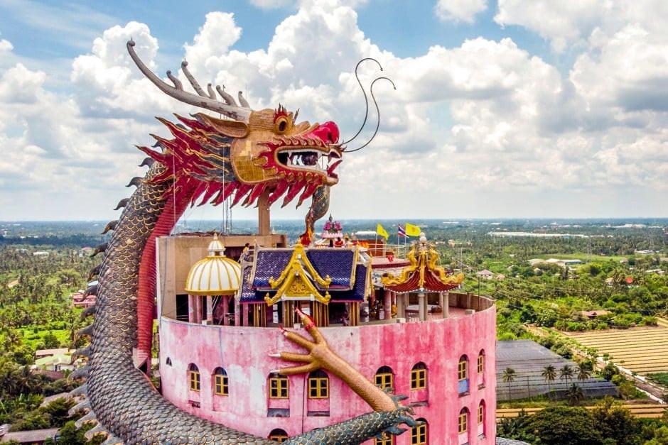 Bí ẩn phía sau ngôi chùa có rồng khổng lồ cuốn quanh toà tháp 17 tầng-2