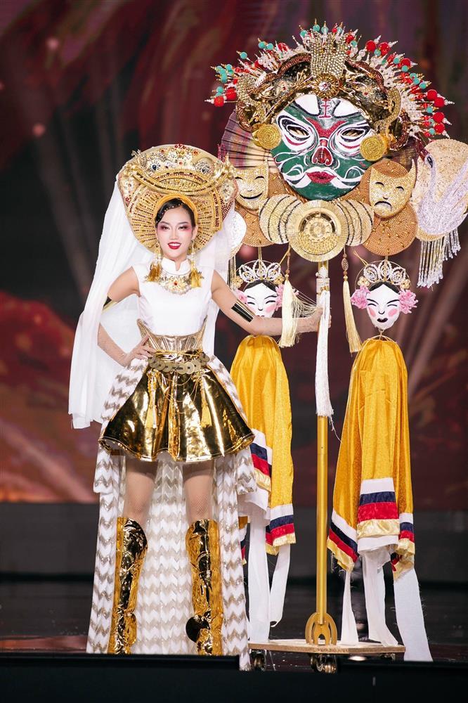 Miss Grand Vietnam 2023 thi trang phục dân tộc: Quá nhiều mẫu cồng kềnh-8