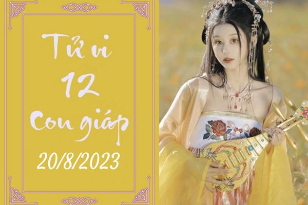 Tử vi vui 12 con giáp hôm nay ngày 20/8/2023: Thìn cẩn trọng, Tỵ tiến triển công việc-1