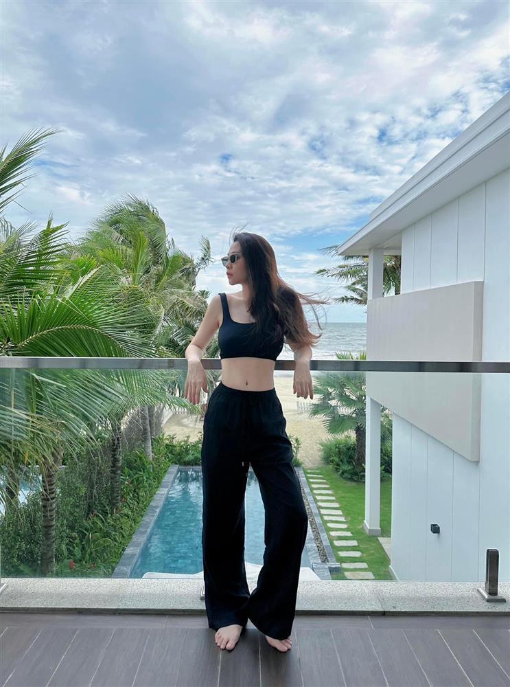 Bà xã Cường Đô La khoe vóc dáng sau 3 tháng hạ sinh con thứ hai-1