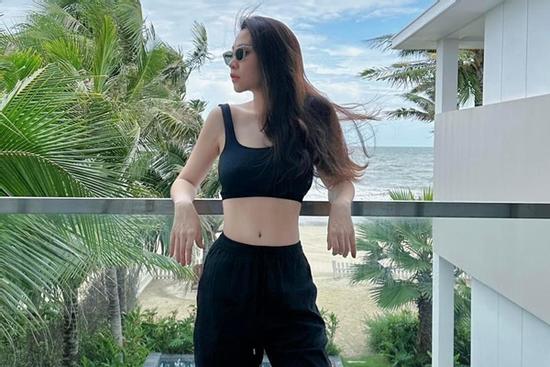 Bà xã Cường Đô La khoe vóc dáng sau 3 tháng hạ sinh con thứ hai