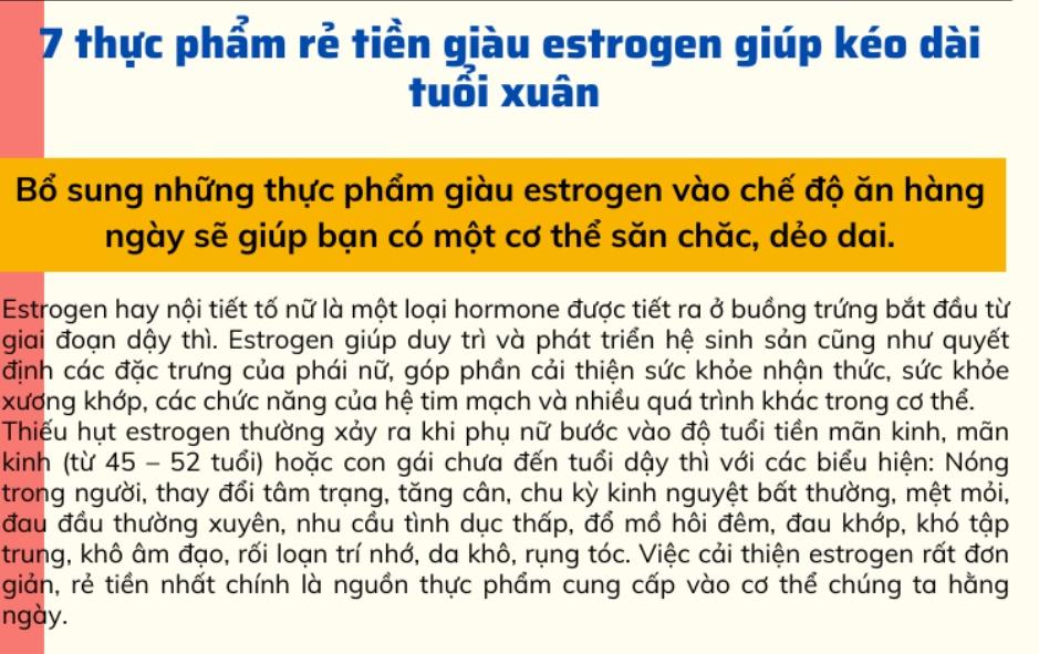 7 thực phẩm rẻ tiền giàu estrogen giúp kéo dài sắc đẹp-1