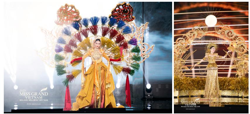 Tò mò trang phục dân tộc cồng kềnh và tốn kém tại Miss Grand Vietnam 2023 có bán lại không?-5