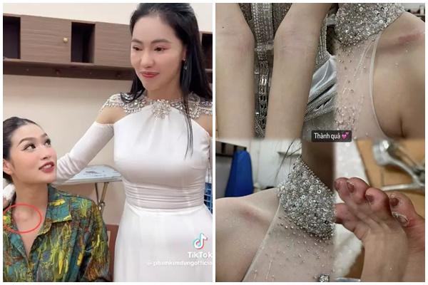 Hoa hậu Đoàn Thiên Ân khoe vẻ đẹp rực rỡ trong ngày cuối đương nhiệm-4