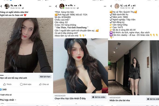 Quảng cáo môi giới mại dâm ngập tràn trên Facebook-1