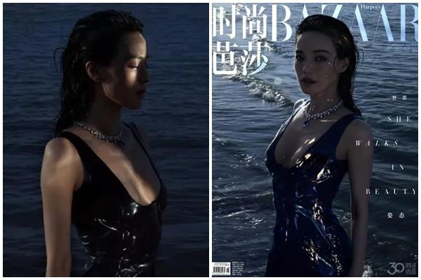 Body siêu quyến rũ ở tuổi U50 của Thư Kỳ trong hình ảnh hậu trường gây xôn xao-7