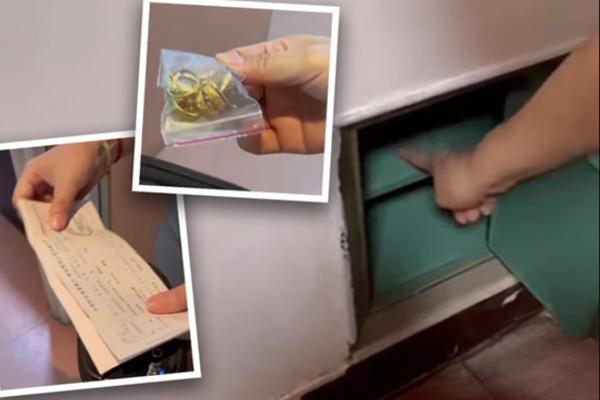 Đi thuê nhà, người phụ nữ giật mình phát hiện kho báu ẩn trong tường-1