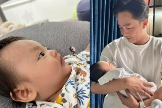 Đàm Thu Trang khoe ảnh cận mặt quý tử, Cường Đô La khen 'đẹp trai nhất nhà'