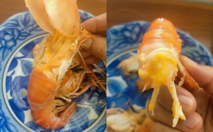 Phần đen trên đầu tôm là gạch hay phân?-3