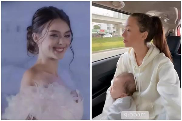 Vợ Bùi Tiến Dũng xinh đẹp trở lại sàn diễn sau khi sinh con đầu lòng-10