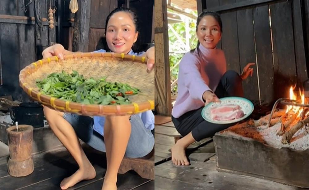 Video HHen Niê về quê nhặt sầu riêng bỗng gây sốt, hút 10 triệu lượt xem-3