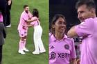 Vào sân ăn mừng, bà xã Messi rơi vào cảnh ngại ngùng vì nhầm chồng với cầu thủ khác