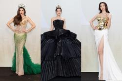 Thanh Thủy, Đỗ Thị Hà và Hoa hậu đẹp nhất Thế giới trên thảm đỏ