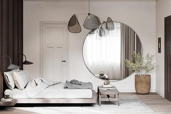 Vị trí đặt gương tạo điểm nhấn cho không gian nội thất
