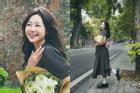 Cô gái gây sốt với bí quyết tạo dáng chụp ảnh thu Hà Nội 'đẹp như thơ'