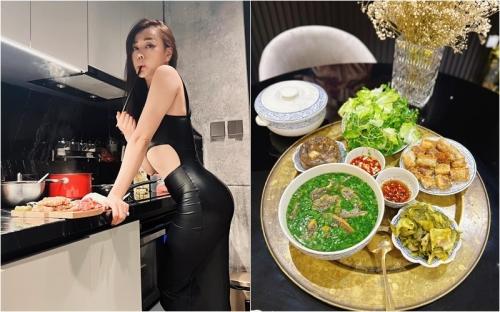 Phương Oanh thay đổi thế nào kể từ khi làm vợ Shark Bình: nhìn từ căn bếp, mâm cơm-9