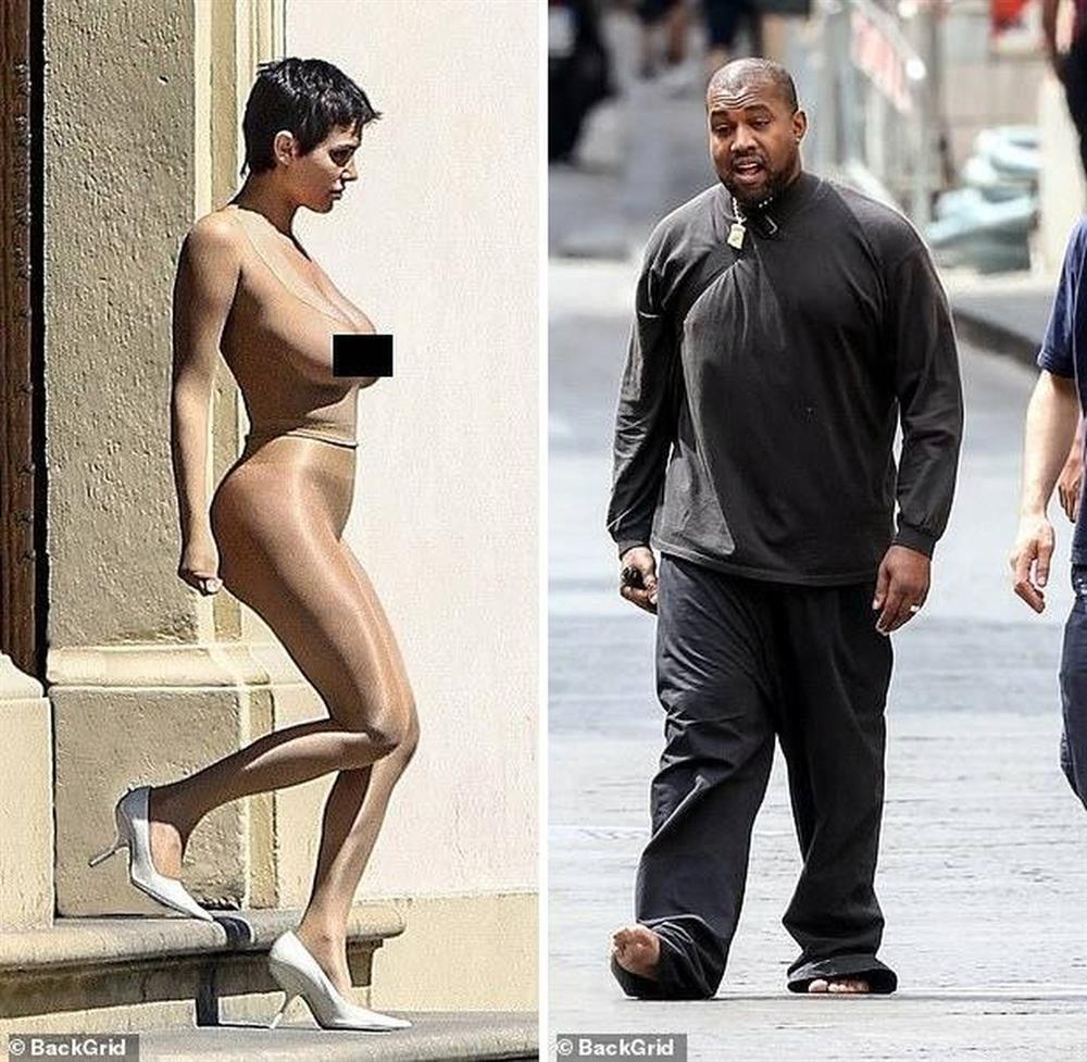 Liên tục hở bạo thách thức dư luận, vợ chồng Kanye West muốn gì?-1