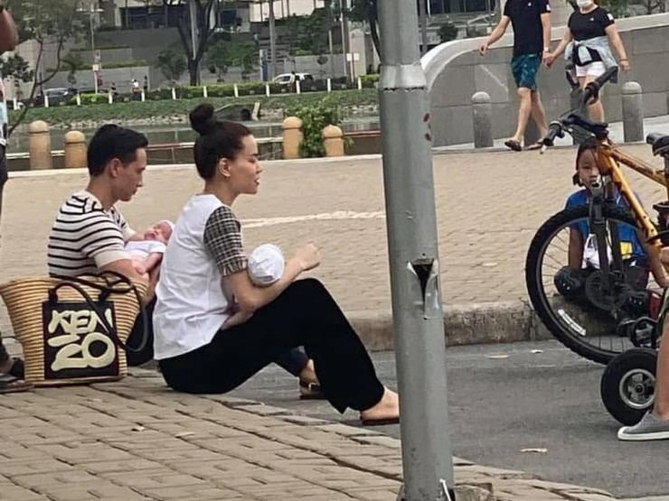 Lan Phương và chồng Tây cao hơn 2m gây chú ý với khoảnh khắc bị chụp lén trên phố-4