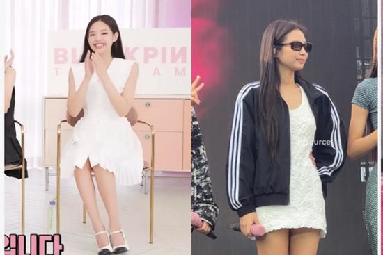 Outfit mùa thu của Jennie toàn đồ trắng đen nhưng biến hóa được theo 3 style