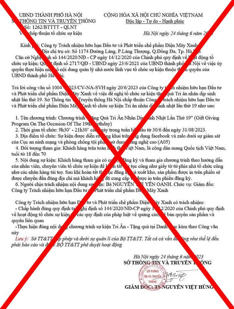 Chiêu lừa giả mạo cửa hàng điện máy hướng dẫn khách hàng nhận quà tri ân-1