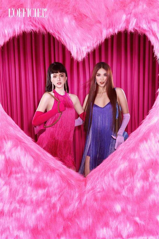 Hương Giang, Lan Khuê đẹp ngọt ngào trong thiết kế của Pinko, Le Silla-1