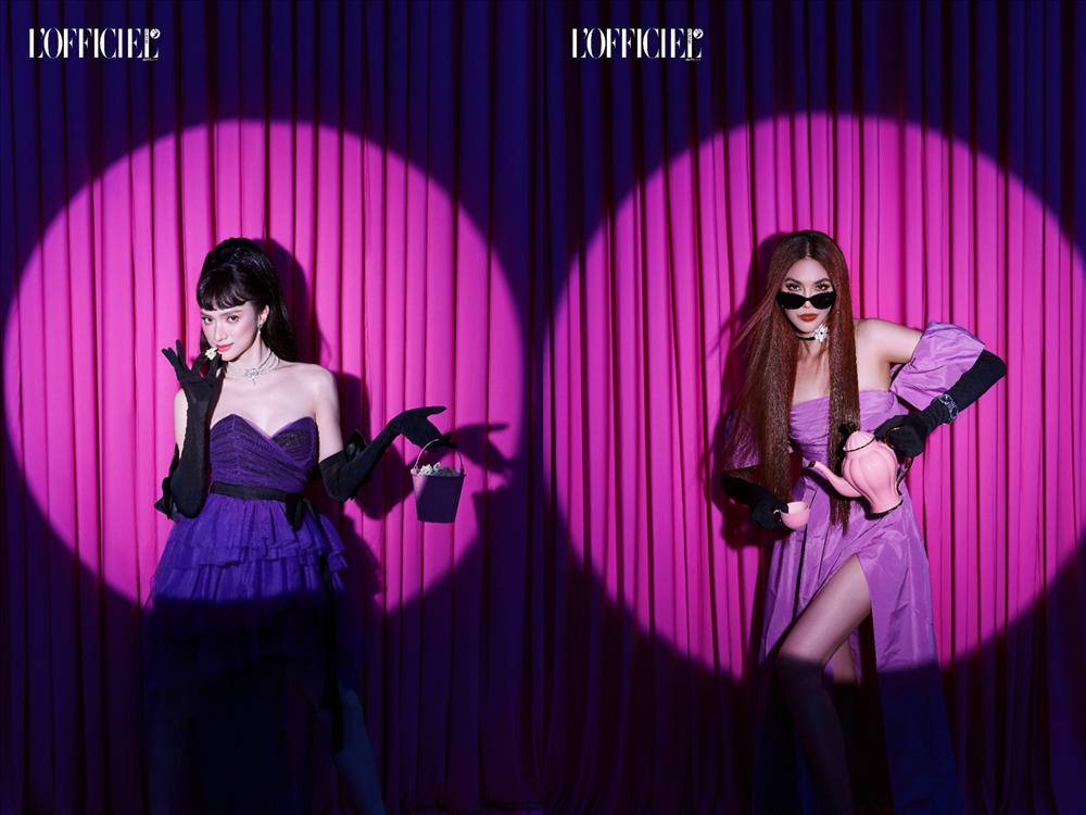 Hương Giang, Lan Khuê đẹp ngọt ngào trong thiết kế của Pinko, Le Silla-2