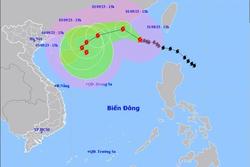 Bão số 3 hoạt động rất mạnh, giật trên cấp 17, biển động dữ dội