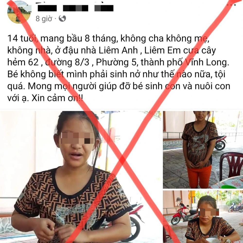 Làm rõ vụ bé gái 14 tuổi mang bầu 8 tháng ở Vĩnh Long-1