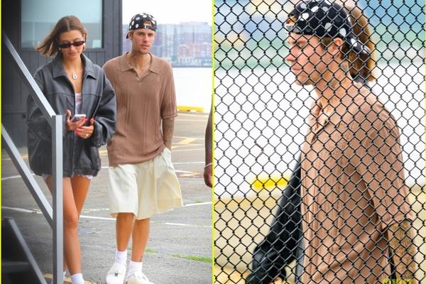 Justin Bieber thích ăn mặc lôi thôi, đối lập với phong cách lộng lẫy của vợ-8