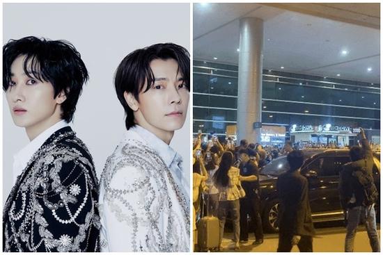 Eunhyuk và Donghae (Super Junior) bị chặn đầu xe ở sân bay khiến fan phẫn nộ