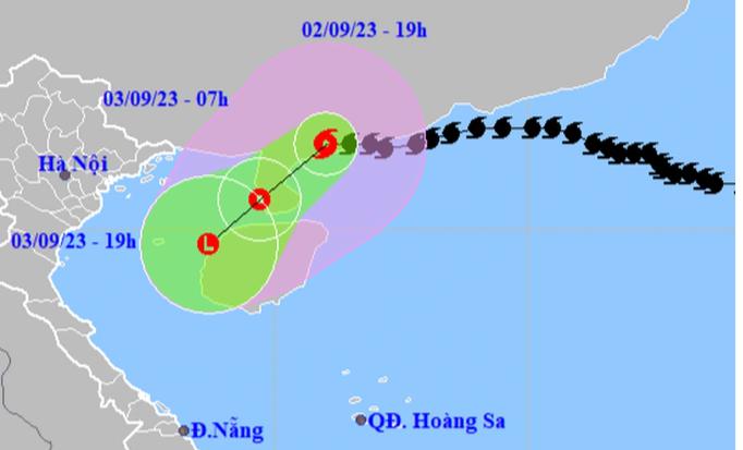 Bão Saola tan trên biển, miền Bắc oi nóng, Nam Bộ mưa lớn dài ngày-1