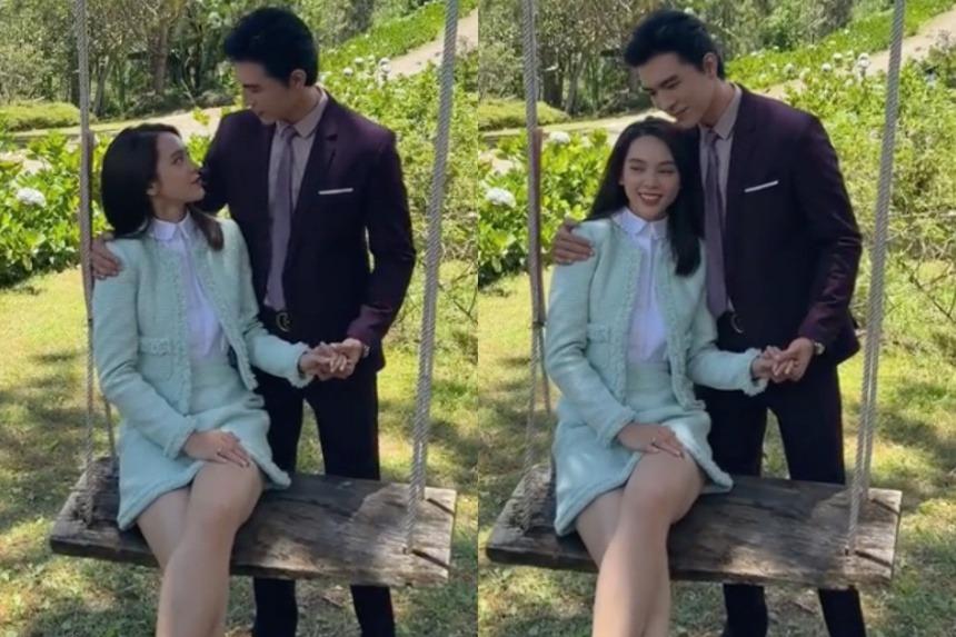 Quỳnh Lương ngại ngùng khi quay cảnh tình cảm trước mặt Tiến Phát-1