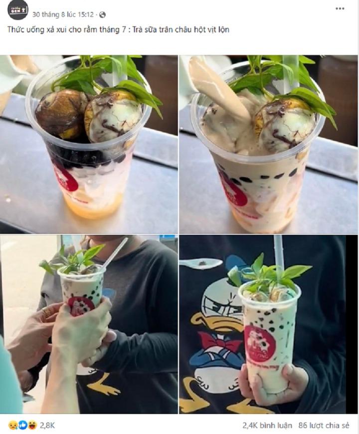 Đua nhau ăn thử trà sữa hột vịt lộn, người thích thú, kẻ lại rùng mình-2