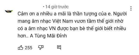 MV có Messi của Jack tràn ngập bình luận cảm ơn… Sơn Tùng M-TP-3