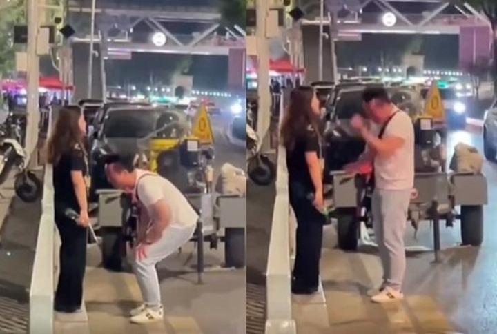 Trách vợ không quan tâm, người đàn ông gào khóc giữa phố-1