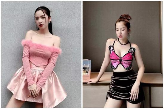 Puka chuộng diện váy áo nhiều màu sắc, cắt xẻ tôn vóc dáng gợi cảm