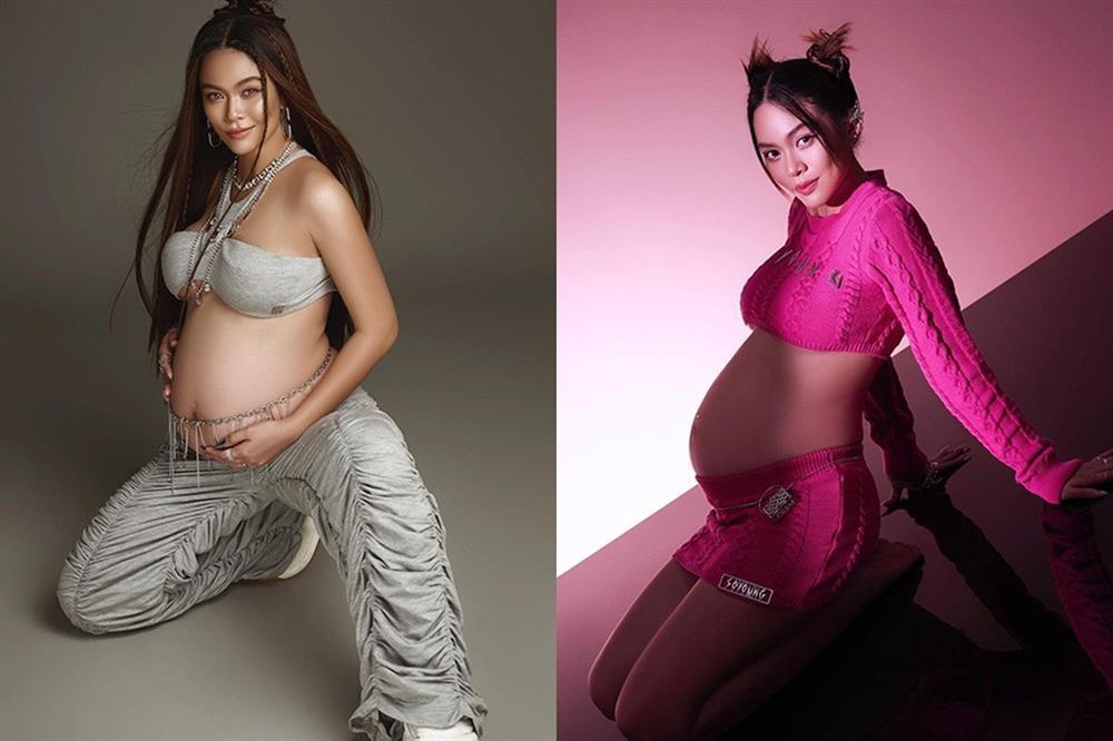 Minh Hằng và dàn mỹ nhân Việt chuộng mặc gợi cảm khi mang bầu-12