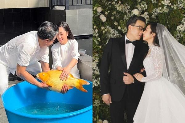 Hà Thanh Xuân sau khi cưới vua cá Koi: Tất bật đi diễn, giấu chuyện đổ vỡ-13