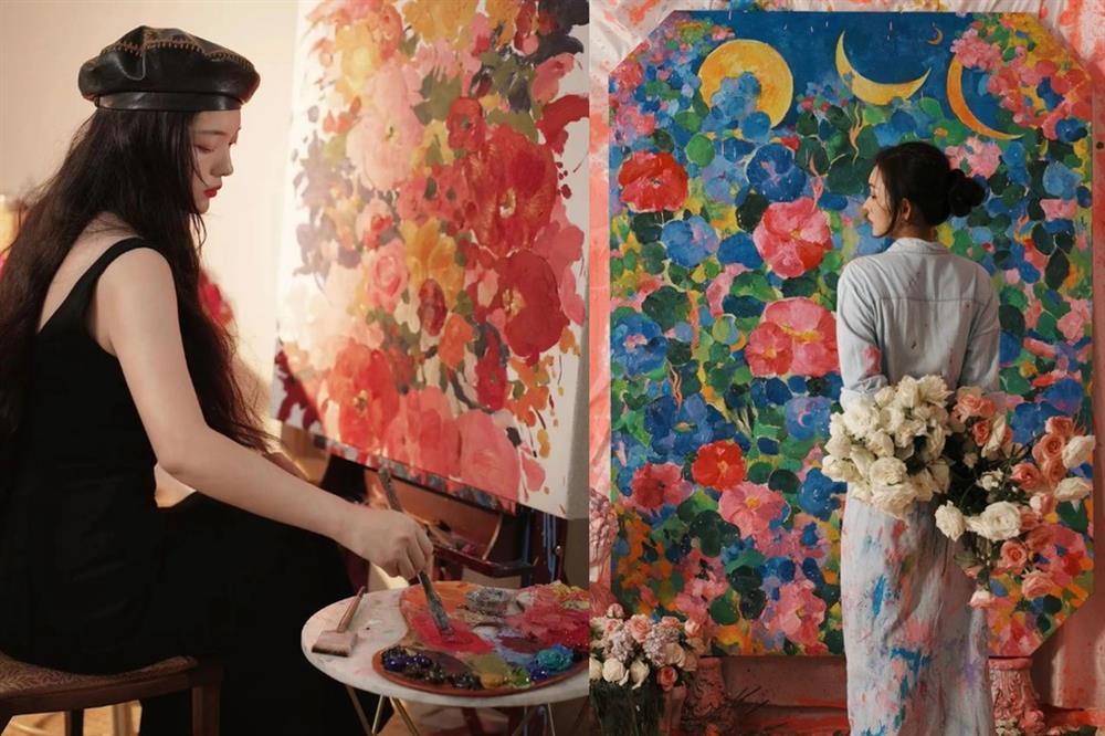 Nữ họa sĩ biến rác thải thành nghệ thuật, bán tranh với giá 524 triệu đồng-1