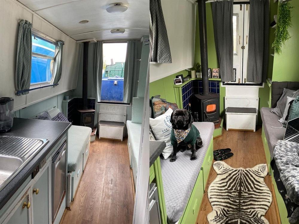 Không thể trả tiền thuê nhà, cô gái chuyển sang sống trên thuyền-1