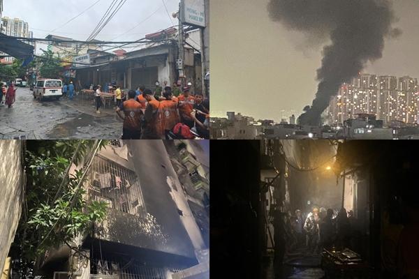 Cháy chung cư mini ở Khương Hạ: Cố lên con! Cháu còn thở, mọi người cố lên!-8