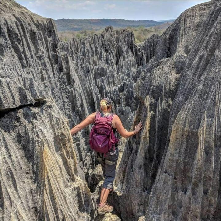 Chiêm ngưỡng rừng đá như thảm chông khổng lồ, hiểm trở bậc nhất thế giới-6