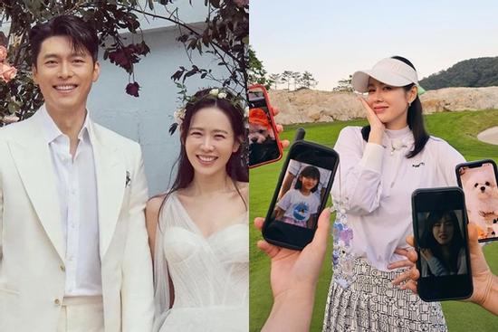 Son Ye Jin cười tít mắt khi nhắc tới cuộc hôn nhân ngọt ngào với Hyun Bin