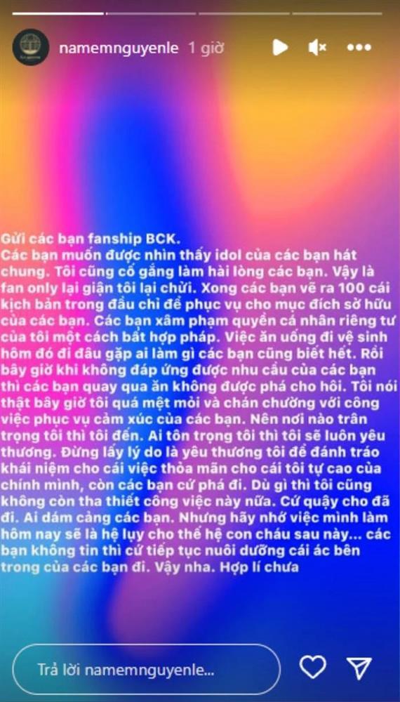 Nam Em lên tiếng khi bị ghép đôi với Bạch Công Khanh-2