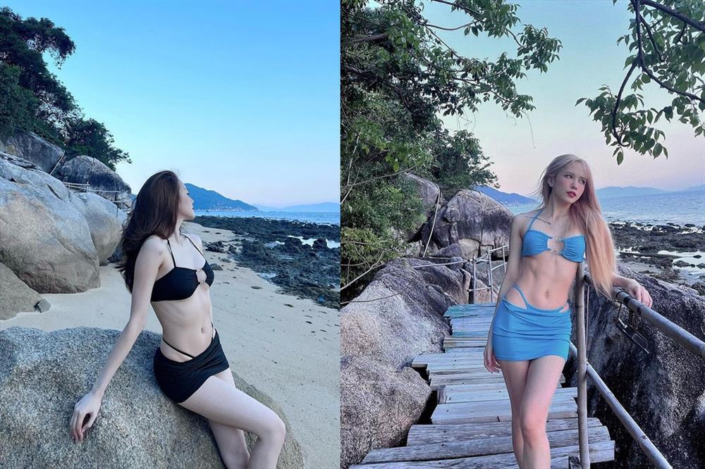 Chị em Thiều Bảo Trâm đua nhau diện bikini đốt mắt khán giả-9