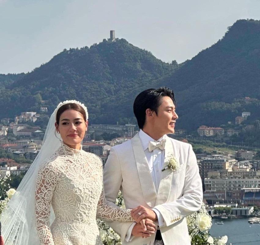 Cặp sao đẹp nhất Thái Lan hôn mãnh liệt trong đám cưới cổ tích-7