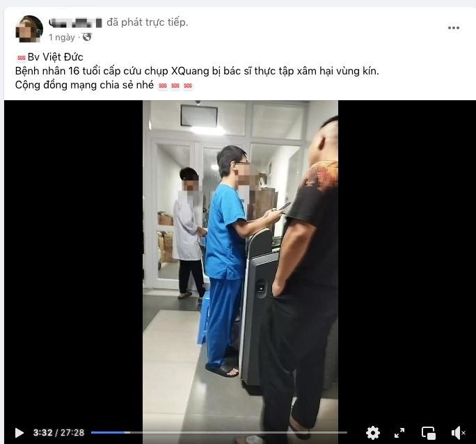 Học viên thực tập ở BV Việt Đức bị tố sàm sỡ bệnh nhân trong phòng chụp X-quang-1