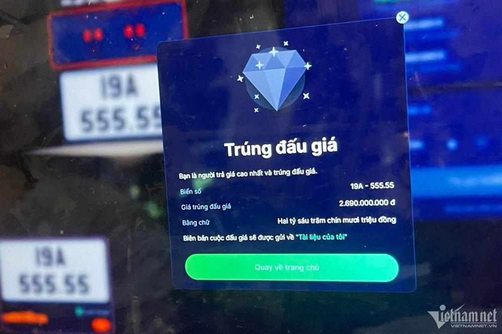 Chủ nhân 11 biển ô tô vừa trúng đấu giá bao giờ phải nộp 82 tỷ đồng?-1